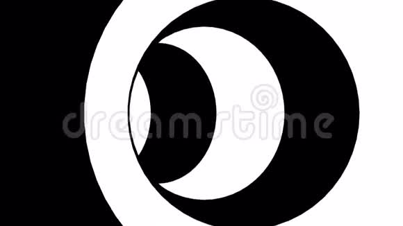 黑白催眠隧道无缝环路视频的预览图