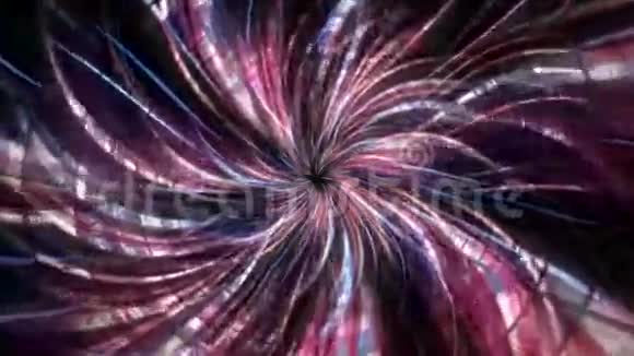 神奇粒子环抽象背景动画渲染循环视频的预览图
