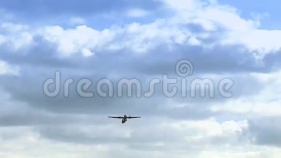 飞机在飞行视频的预览图
