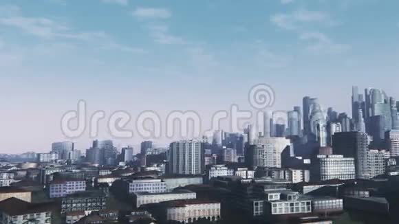 抽象的城市景观视频的预览图