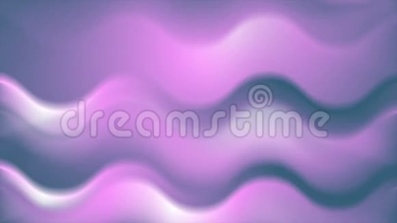 紫色和蓝色抽象波浪视频动画视频的预览图