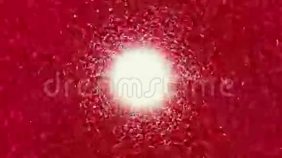 红色抽象隧道视频的预览图