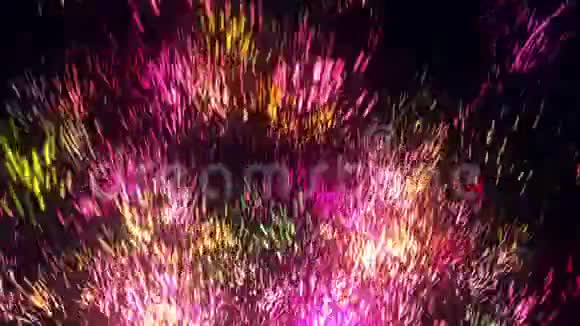 抽象紫色辉光粒子视频的预览图