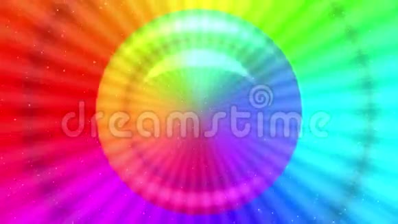 彩虹背景无缝循环视频的预览图