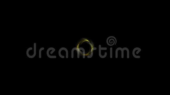 黑色背景视频动画橙色圆圈视频的预览图