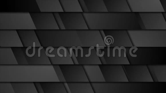 黑色几何科技抽象视频动画视频的预览图