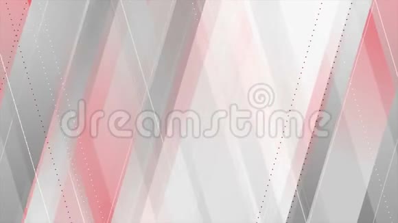 红色灰色抽象技术几何视频动画视频的预览图