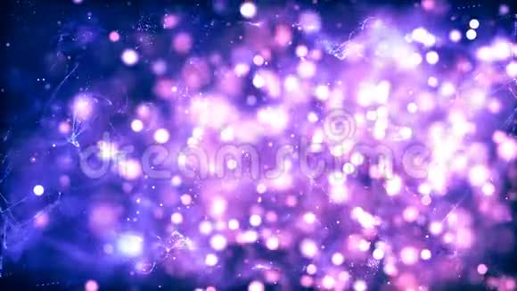 高清循环背景与漂亮的紫色薄纱视频的预览图