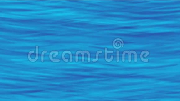 蓝色水波背景湖泊河流水面液体波纹海洋视频的预览图