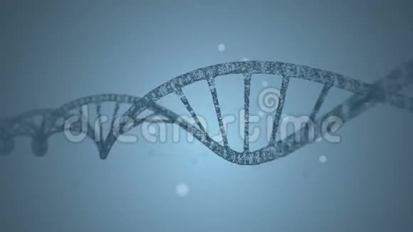 DNA和神经丛的抽象动画循环动画视频的预览图