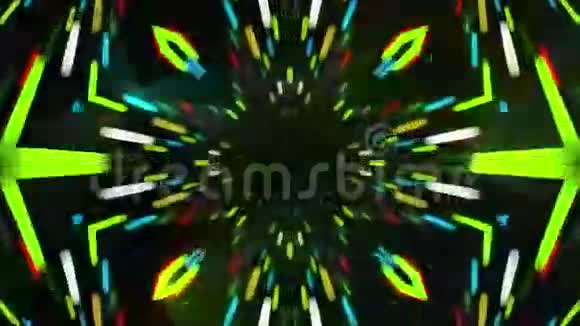 三维抽象隧道动画视频的预览图