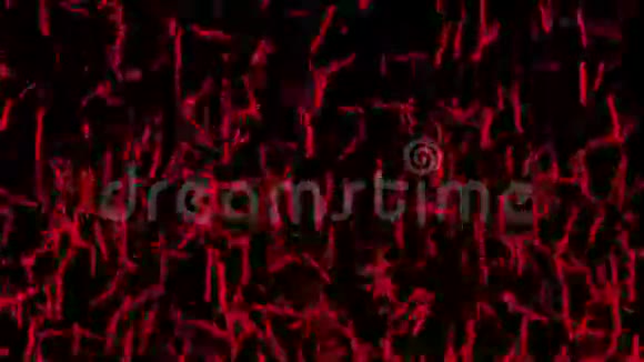 落在黑色上的红色碎片视频的预览图