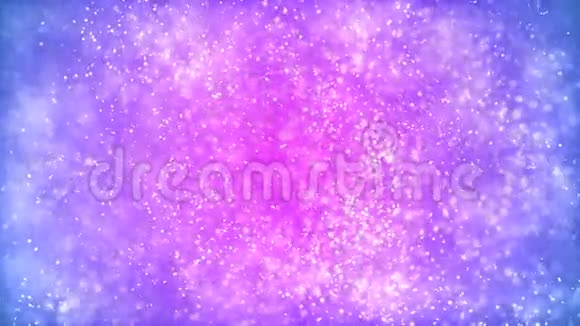 高清循环背景与良好的粉红色粒子视频的预览图