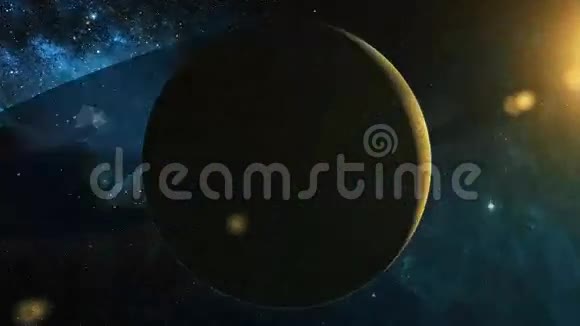 现实的土星从太空视频的预览图