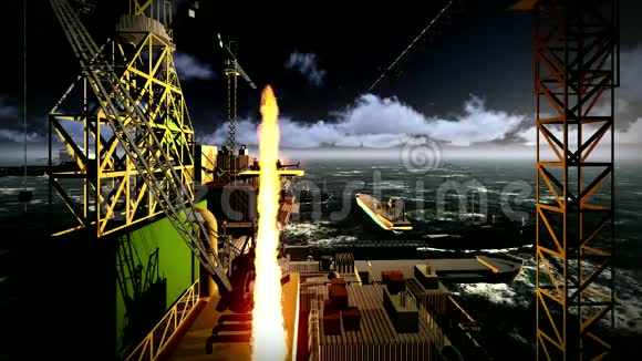 石油钻井平台视频的预览图