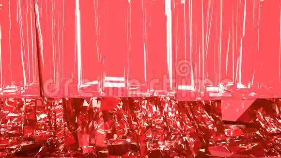 红色抽象动画背景视频的预览图