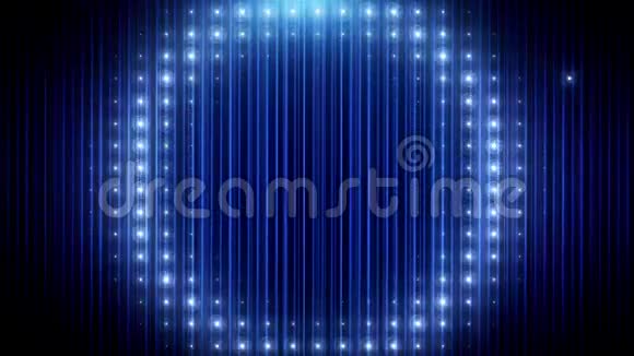 蓝色LED动画VJ背景视频的预览图