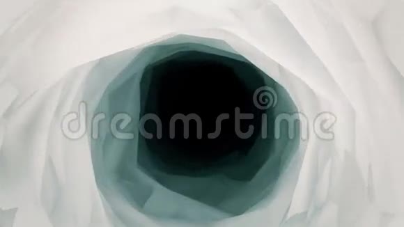 白色的抽象隧道视频的预览图