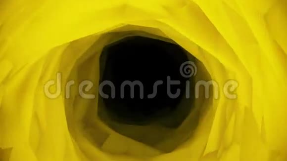 黄色的抽象隧道视频的预览图