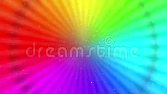 彩虹背景无缝循环视频的预览图
