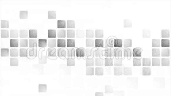 技术视频动画与灰色方块视频的预览图