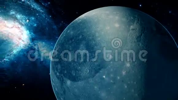 来自深空的真实美丽星球冥王星视频的预览图
