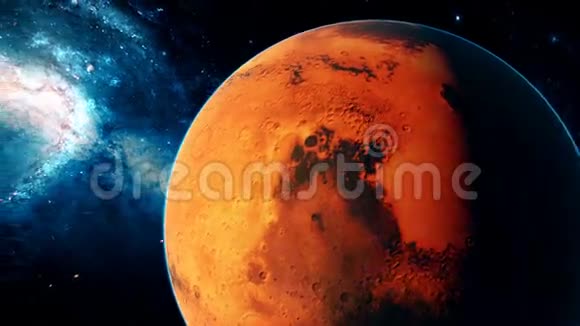 来自深空的真实美丽的火星视频的预览图