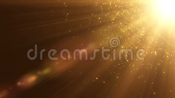 黄金粒子无缝背景视频的预览图