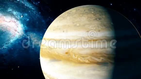 来自深空的真实美丽的木星视频的预览图