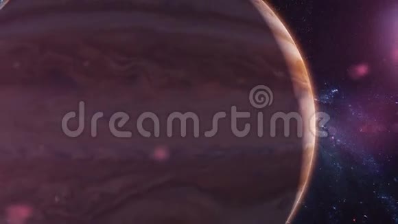 从太空出发的现实行星木星视频的预览图