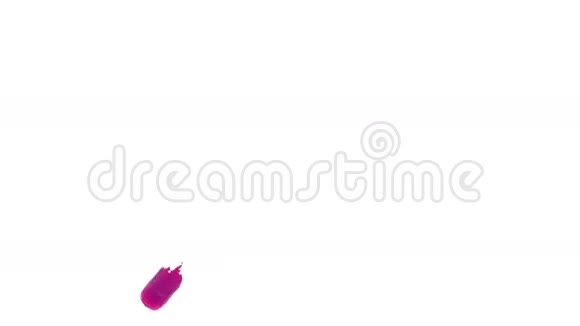 紫色溅在空中慢动作果汁视频的预览图
