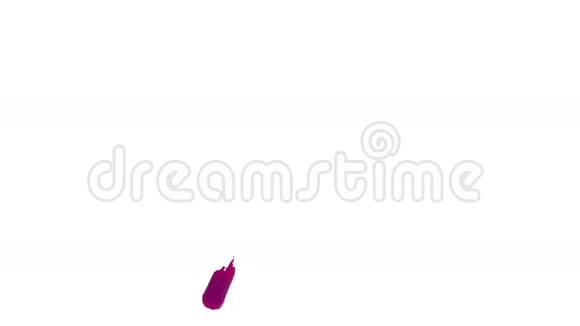 慢动作紫色溅在空中果汁视频的预览图