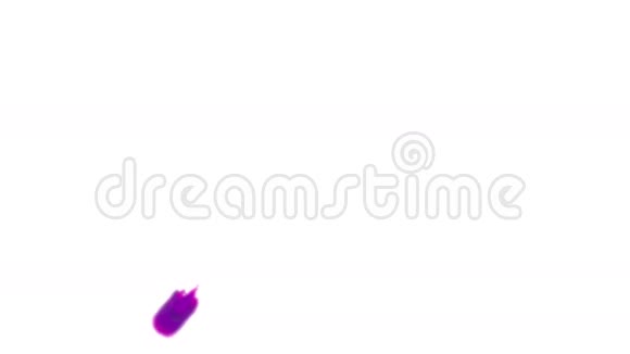 紫色溅在空中慢动作自由度透明液体视频的预览图
