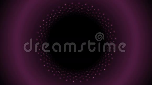 发光发亮的紫色灯光视频动画视频的预览图