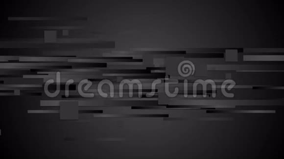 黑色抽象科技几何视频动画视频的预览图