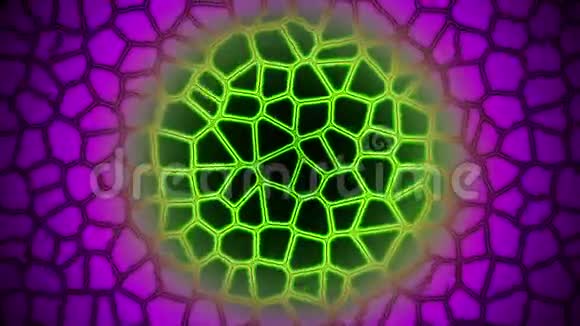 紫色和绿色的抽象背景视频的预览图