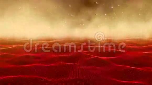 红色的抽象背景视频的预览图