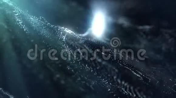 粒子尘埃抽象光运动背景视频的预览图