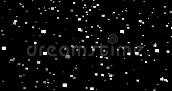 现代泡泡语音白色图标背景视频的预览图