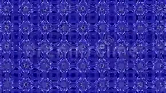 蓝色抽象马赛克视频的预览图