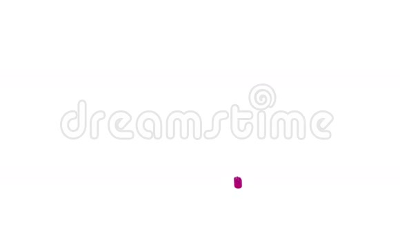 在慢动作中紫色溅出的特写镜头果汁视频的预览图