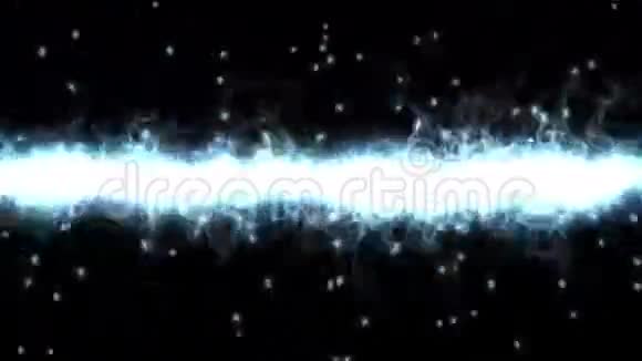 粒子射线激光烟花闪电磁激光抽象背景视频的预览图