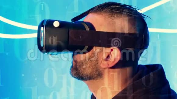 新技术理念虚拟现实未来视频的预览图