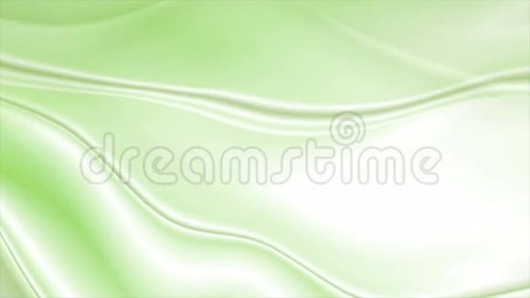 绿色抽象模糊波浪视频动画视频的预览图