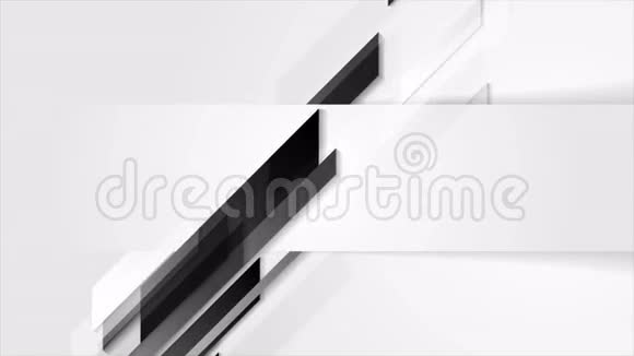黑色灰色几何企业运动背景视频的预览图