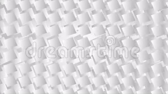 白色灰色几何方块视频动画视频的预览图