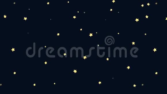 动画卡通月与星夜视频的预览图