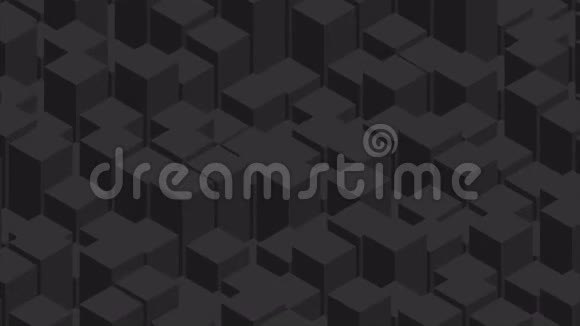 几何科技黑色抽象视频动画视频的预览图