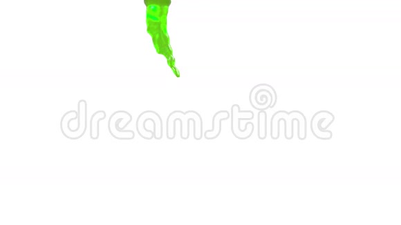绿色液体填满一个长方形容器视频的预览图