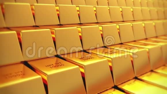 黄金黄金金条国库财富英根奢侈品交易视频的预览图
